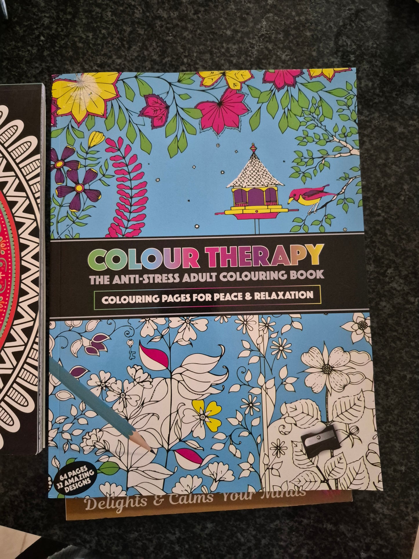 Colour Therapy Adult Coloring Book