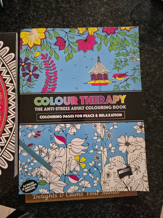 Colour Therapy Adult Coloring Book