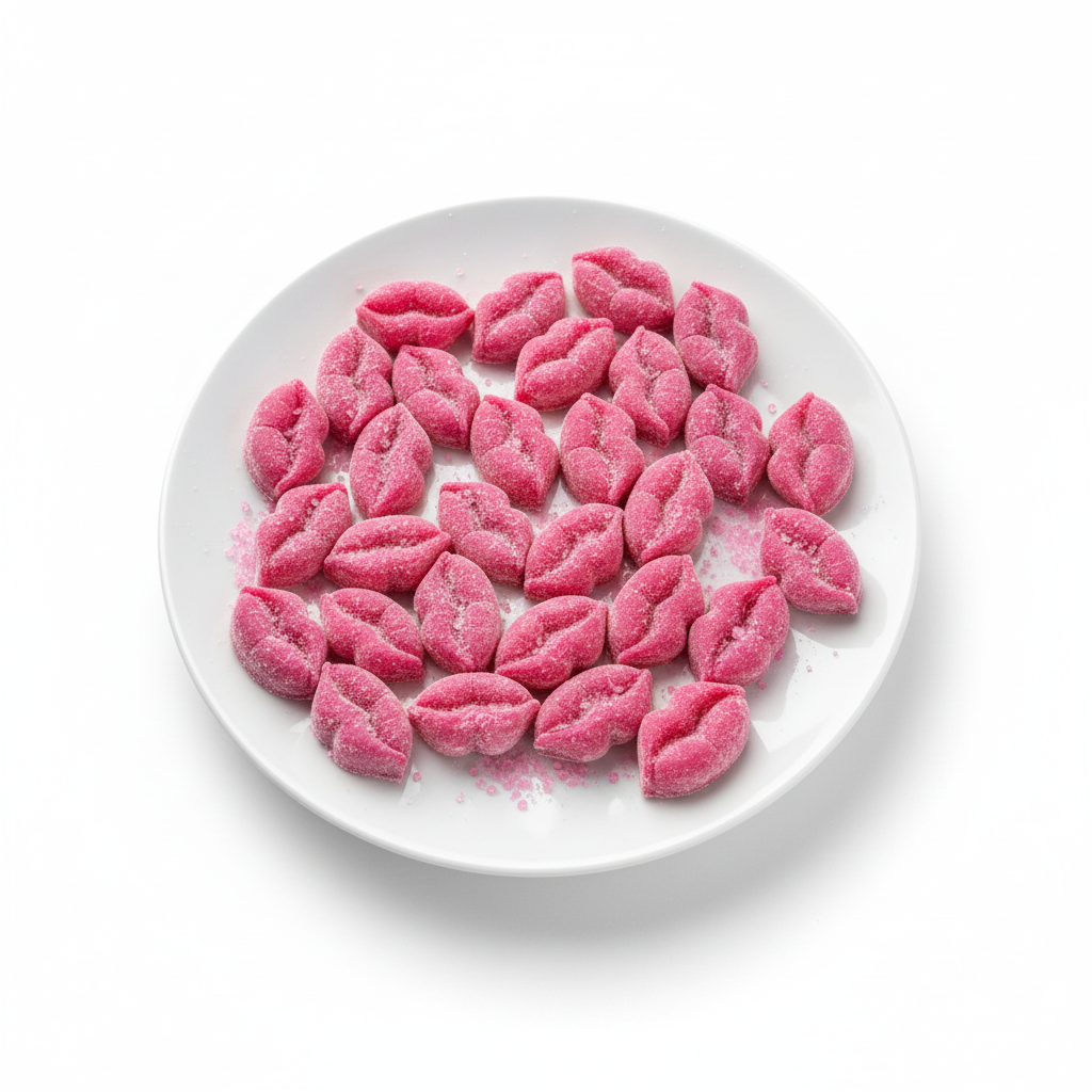 Bright bold pink lips product image