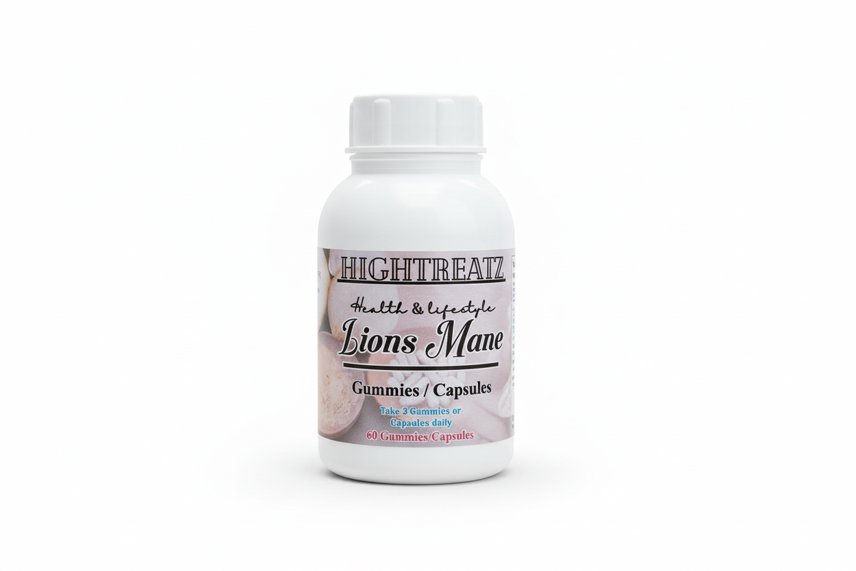 Lions Mane product with background removed
