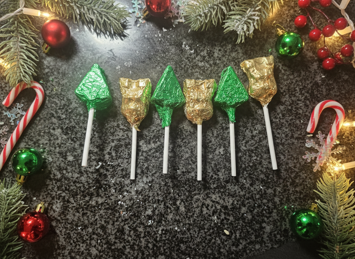Infused choc lollies