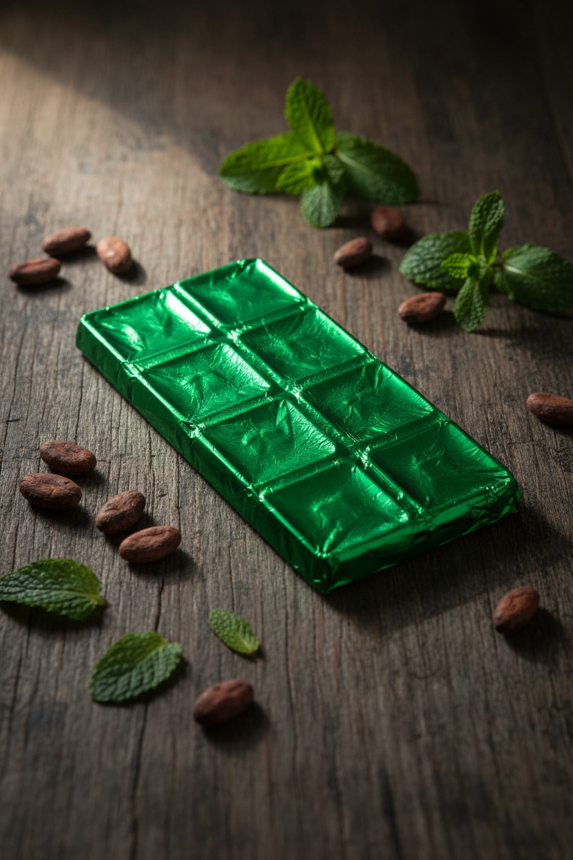 Rustic Green Chocolate Bar
